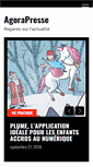Mobile Screenshot of agorapresse.fr